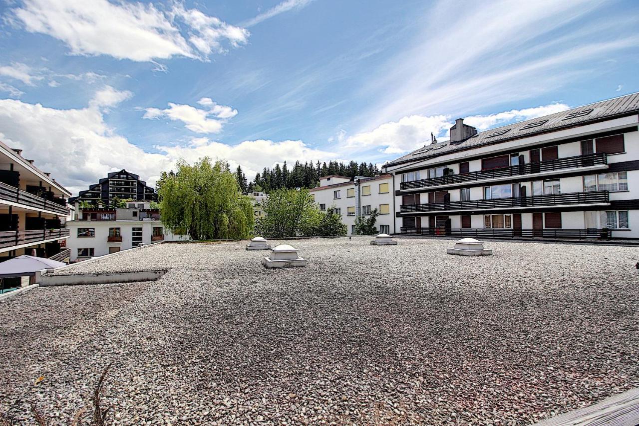 Apartament Plein Coeur De Montana Avec Parking Au Pied Du Ski-Lift! Crans-Montana Zewnętrze zdjęcie